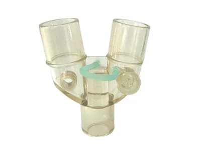 Conector Y Adulto com Furo 22 Ext. x 22 Ext. x 22 Ext.